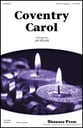 Coventry Carol SATB choral sheet music cover